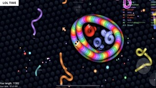 Slither.io A.I. 100,000+ Score Epic Slitherio Gameplay #80 3