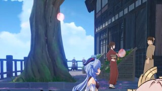 [ Genshin Impact ] The crumb fox interacts with Gan Yu, the hateful crumb fox, Li Yue's sister Gan Yu is not spared!