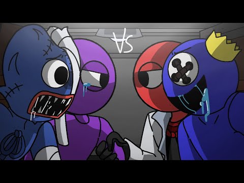 Rainbow Friends Blue🔵 Green🟢 Orange🟠 and Purple🟣 - React To - 🌈Rainbow  Friends🌈 Memes - S4 E2 