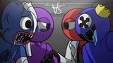 ROBLOX Rainbow Friends vs Hacker Brookhaven 🏡RP  RED & BLUE ARE SAD  ORIGIN STORY😨 (JENNA 22) - BiliBili