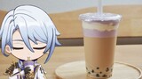 Genshin Impact: Ayato's favorite boba milk tea "Milk Tea Medley" /  原神料理 神里綾人の大好きなタピオカ 五目ミルクティー再現