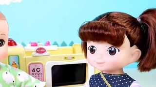 เกาหลี Xiaodouzi เล่นบ้านของเล่นจำลองฉากจริงสุดน่ารักสุดน่ารัก