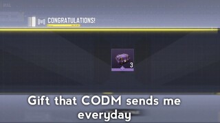 The only gift that CODM sends me everyday