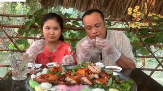 THỎ QUAY TRONG MỀM NGOÀI GIÒN, Ăn Kèm Bánh Bò Ngon Hết Sảy _ 8