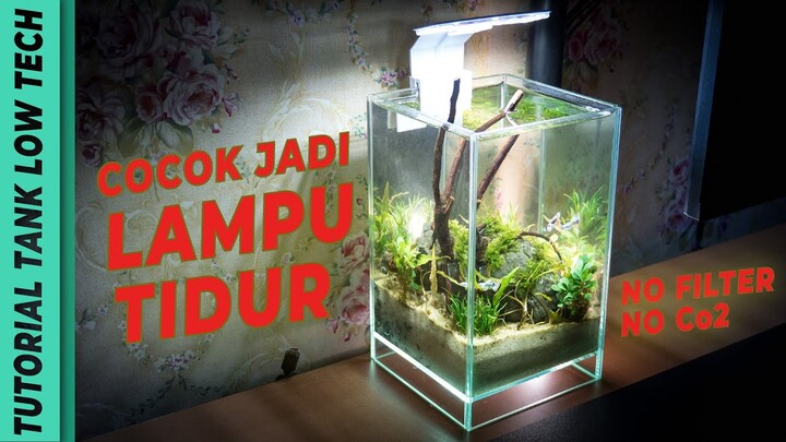 Tutorial Lampu tidur mevvah minimalis (Aquascape Low tech mini)