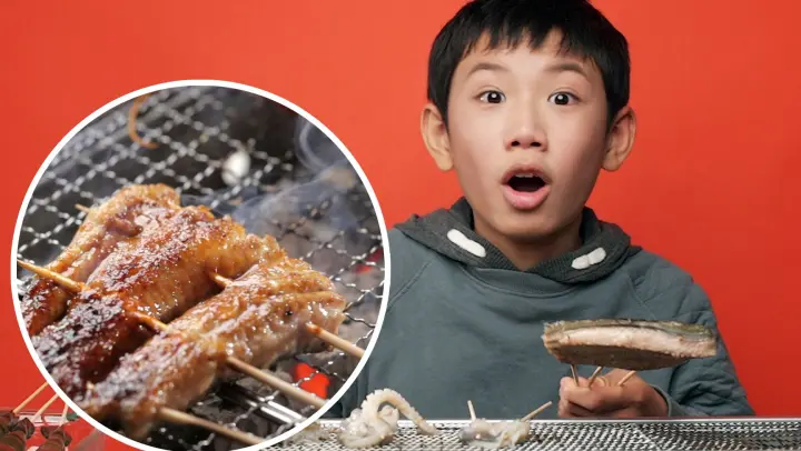 Grilled Cuttlefish and Eels Found In Japanese Restaurants