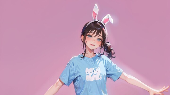 [AI Animation] Lumi the Deer dances the rabbit dance