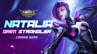 NATALIA New Skin | GRIM STRANGLER | Mobile Legends: Bang Bang