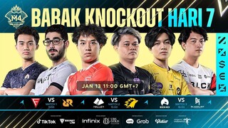 JEDAG JEDUG M4 Babak Eliminasi Hari Ke 7 - Mobile Legends