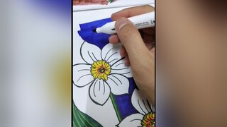 hoa thủy tiên nhìn càng đẹp đẽ stayathomechallenge vetranh vehoa drawing drawingart drawingflowerchallenge