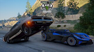 MODIF DODGE CHARGER 1969 ! LANGSUNG TANTANG BUGATTI  BOLIDE !! GTA V ROLEPLAY
