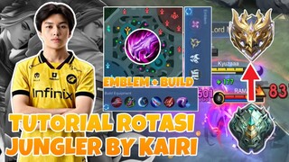 TUTORIAL ROTASI JUNGLER ONIC KAIRI⚡️BONUS EMBLEM + BUILD LING ONIC KAIRI AUTO WS DI MODE RANKED