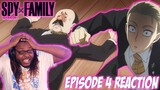 SPY x FAMILY Episode 4 Reaction | NOW THAT'S AN ELEGANT FIST!!!!!!