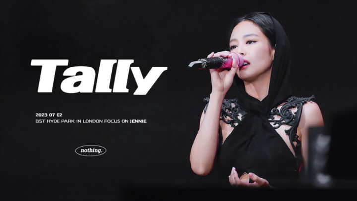 Live god! JENNIE Hyde Park Festival Tally straight cut