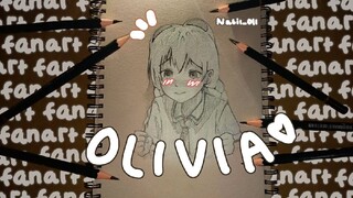 fanart Olivia ( asobi asobase )