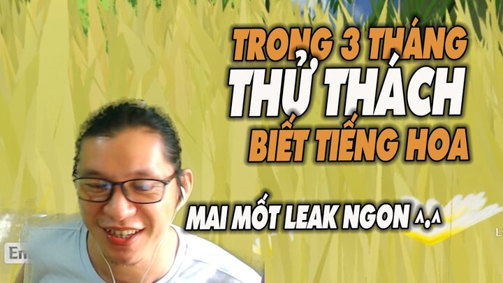 Thử thách học tiếng Hoa trong 3 tháng để làm leaker Genshin Impact