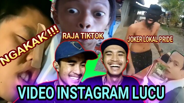 REACTION VIDEO INSTAGRAM DAN TIKTOK LUCU || NGAKAK BANGET SUMPAH