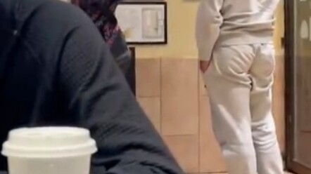 Customer at a Chinese restaurant in the U.S. is asked for a tip by the server.