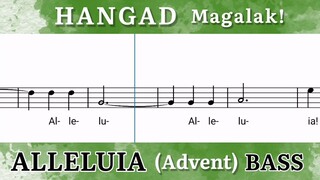 ALLELUIA (Advent) BASS  | Hangad MAGALAK!