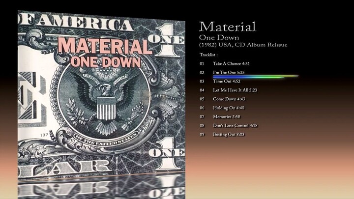 Material (1982) One Down [1992 CD Reissue, Album]