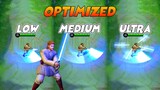 Optimized Obi-Wan Kenobi Skin in Different Graphics Settings | MLBB Comparison