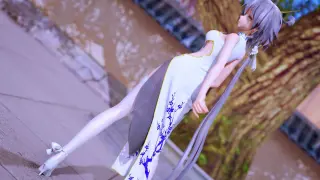 [MMD]Luo Tianyi's birthday dance in white Qipao