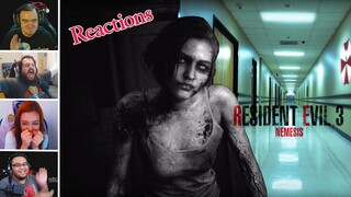 Streamers React to Resident Evil 3 Remake Trailer (RE3 Reamake)