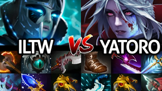YATORO Phantom Assassin VS ILTW Drow Ranger Epic Battle Pro พกพา Dota 2
