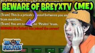 Blox Fruits #45 - Beware Of (ME) BreyxTv In The Server | Pirate Hunter Unlocked | Roblox