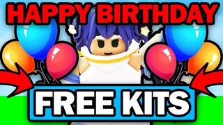 ROBLOX BEDWARS BIRTHDAY UPDATE... (FREE KITS)