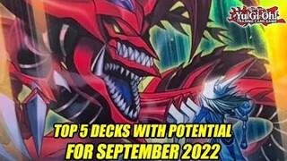 Top 5 Yu-Gi-Oh! Decks With Potential For September 2022