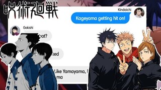 Megumi Fushiguro's Getting Hit On|Kageyama as Megumi|Jujutsu Kaisen Skit Text Haikyuu[Reupload]
