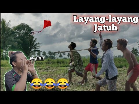 Video lucu-LAYANG-LAYANG JATUH😂| Tiko Sausu