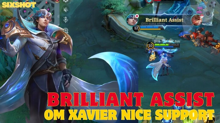 Om Xavier Menggila Sampai Jadi Brilliant Assist !! - MLBB