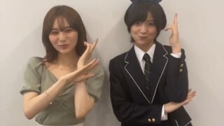 Tiktok - Tarian tangan Nanami Asami dan Sarashina Ruka