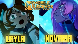 KOMIK NOVARIA  !! TERNYATA LAYLA ADALAH MURID NOVARIA - MOBILE LEGENDS