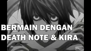 L Bermain dengan Kira dan Death Notenya ❗️❗️ - Death Note