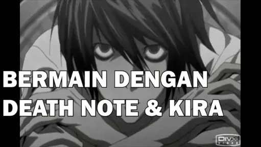 L Bermain dengan Kira dan Death Notenya ❗️❗️ - Death Note