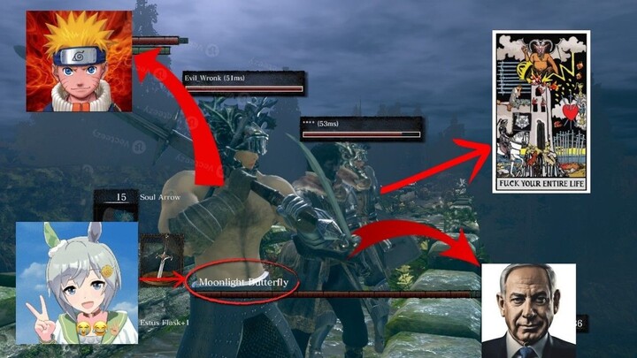 "Seamless" co-op dark souls with the clique || we beatin the game with this one 🗣️ 🗣️ 🗣️