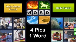 4 Pics 1 Word - Ireland - 05 March 2020 - Daily Puzzle + Daily Bonus Puzzle - Answer