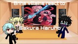 Bnha/Mha Villains react to Sakura | Luna Gacha