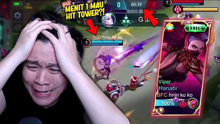 Ketemu Publik MYANMAR Pake Hyper Hanabi Emblem Pedang, Bentar Lagi Gila Gw! - Mobile Legends