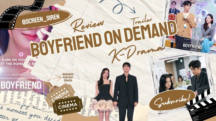 Love at First Click? Boyfriend on Demand Trailer [DRAMA REVIEW]