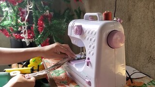 Nagtatahi si wifey in her portable sewing machine  | Edoy and Therrence Tv