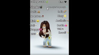 CHOOSE YOUR AVATOR - CHOISI TON AVATOR #style  #avatar  #choose  #choisir  #roblox