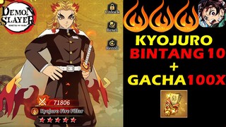 Review Kyojuro Rengoku ☆10 + Gacha 100x Demi Hashira BARU - Demon Slayer : Blade Of Hashira