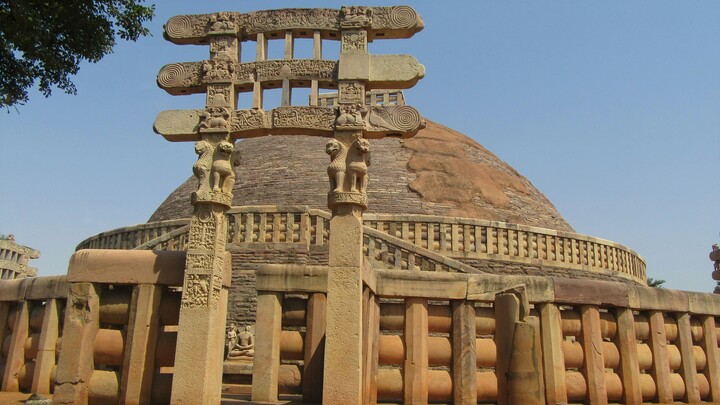The Immortal Stupa of Sanchi, Madhyap Pradesh India.