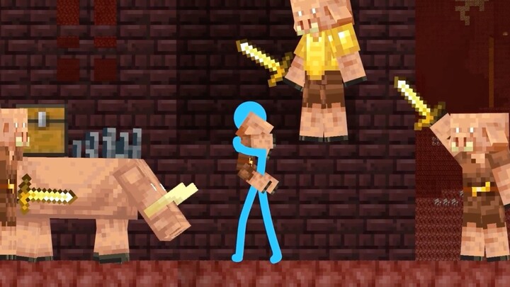 If "Stickman Alanbecker" had dubbing, the third season of Pigling