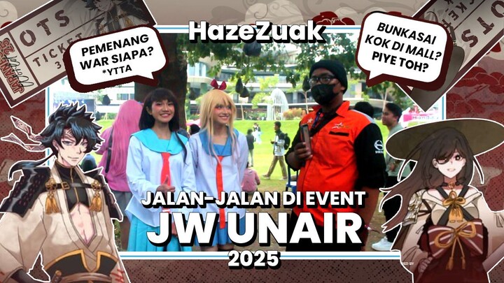 Jalan-jalan di event Japanese World UNAIR 2025! | Event jejepangan surabaya