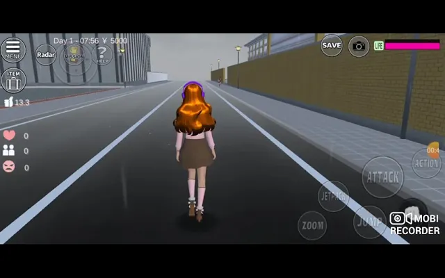 ความชัดเจน meme sakura จำลองโรงเรียน